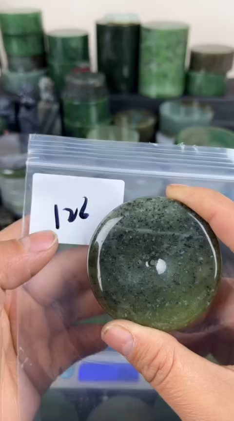 【闪购商品】和田玉珠宝半成品未镶嵌扣子