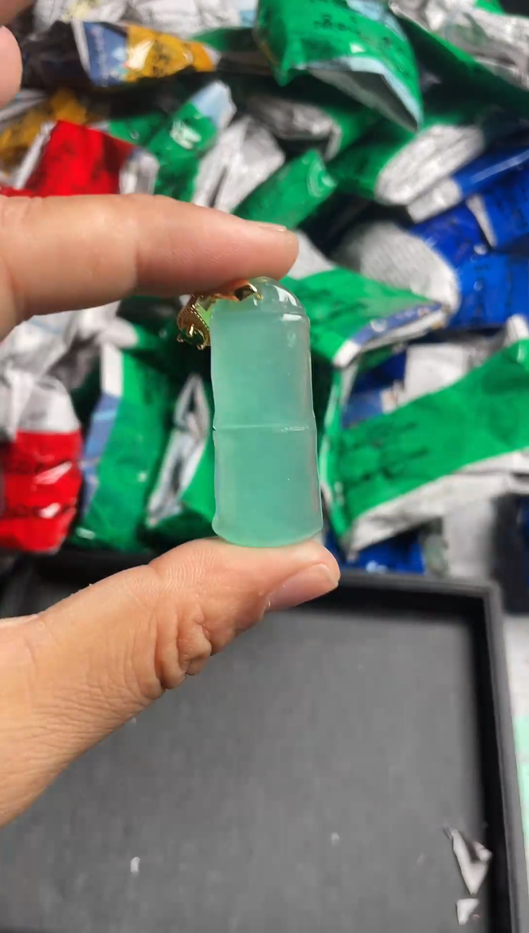 强子收货--所见即所得--多样性发货--HFH349青色竹节