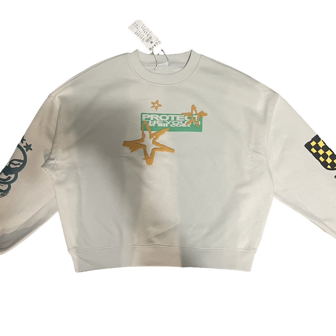 女子运动时尚休闲套头无帽卫衣