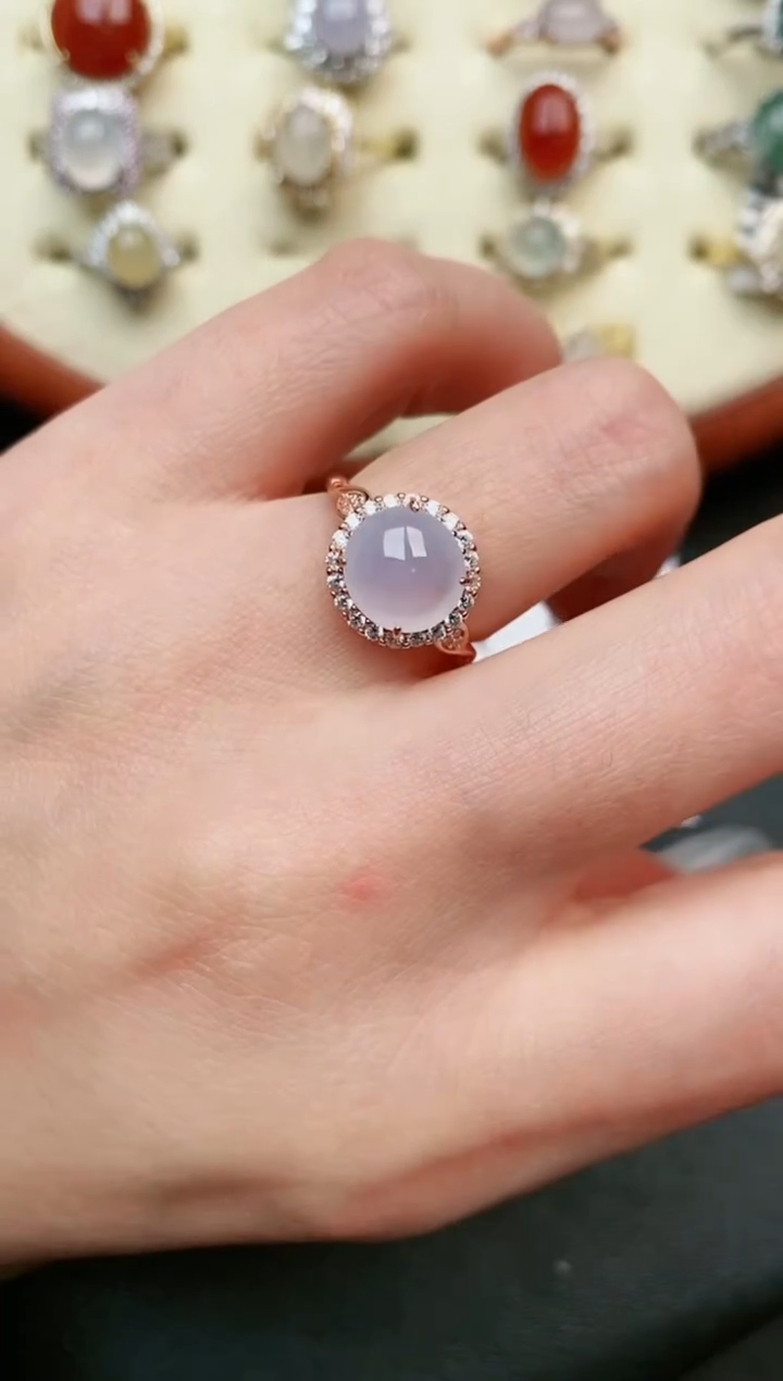 【闪购商品】翡翠戒指银S925镶嵌......