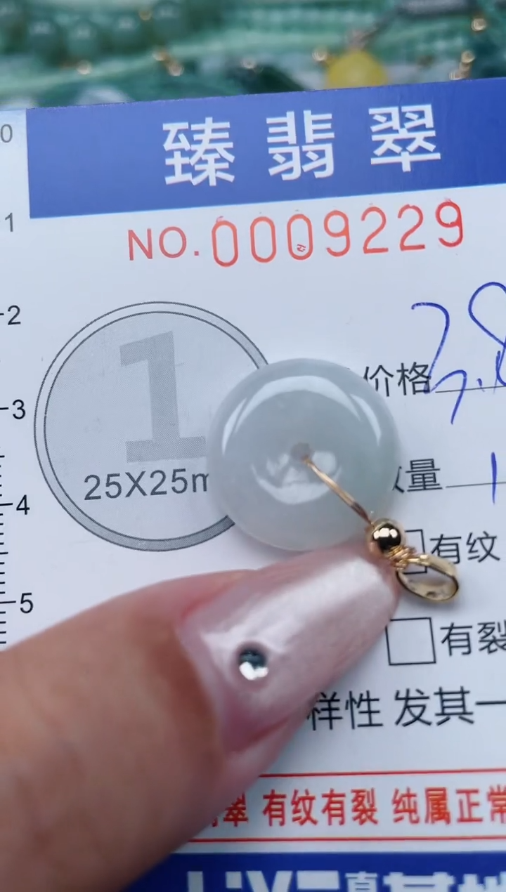 翡翠未镶嵌颈饰.0009229