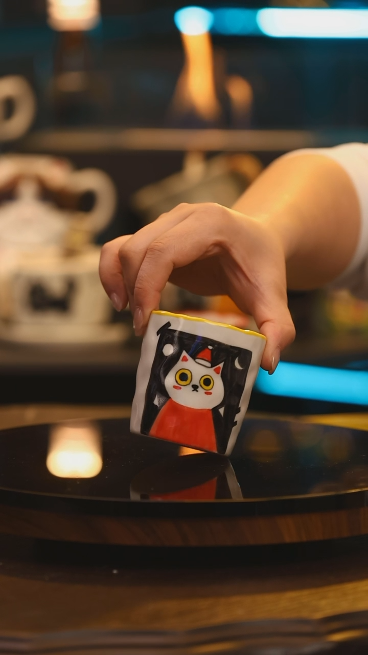 【闪购商品】杯子景德镇高温釉下彩手绘