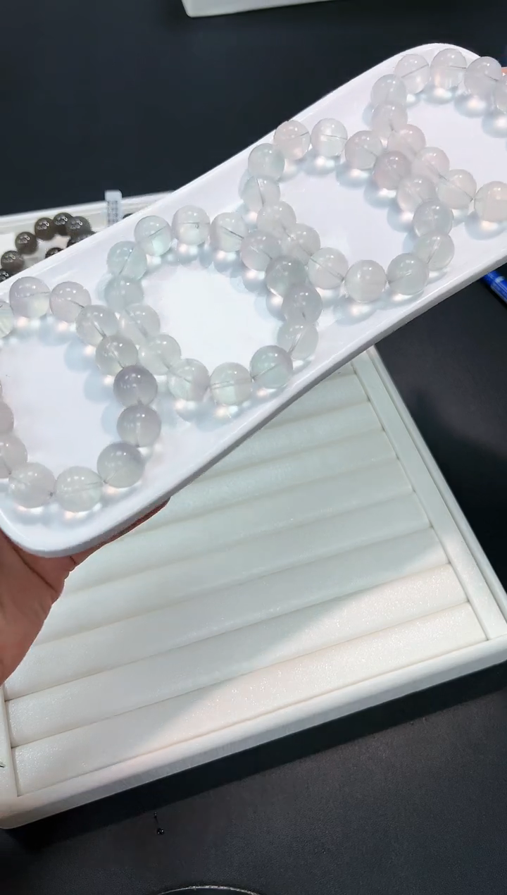 【闪购商品】萤石手串未镶嵌73f多样性发其一/1条14mm默认微瑕