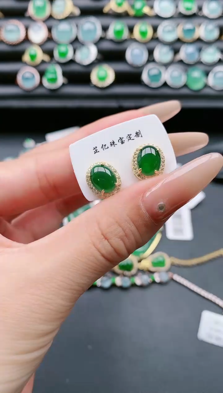 【闪购商品】翡翠戒指银S925镶嵌1111111