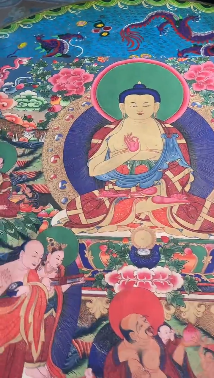 卷轴画路路的唐卡tk160
