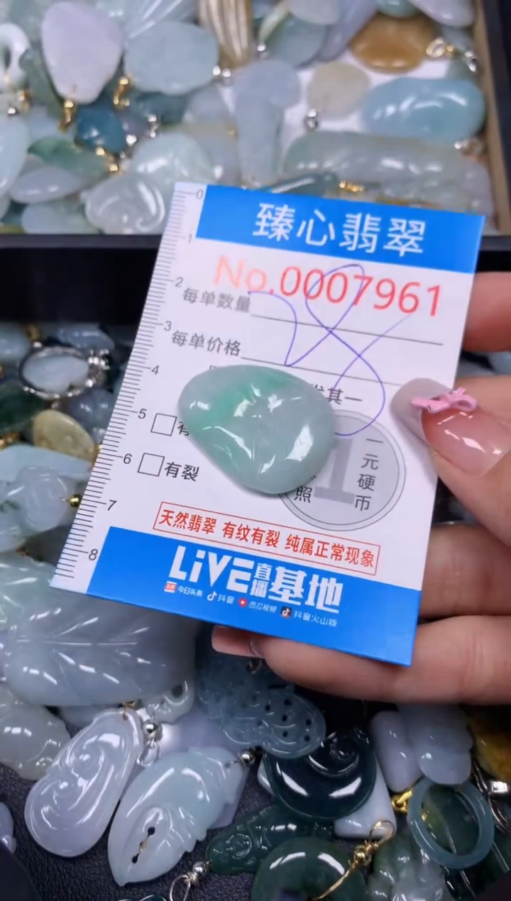 【闪购商品】翡翠颈饰未镶嵌含绳0007961