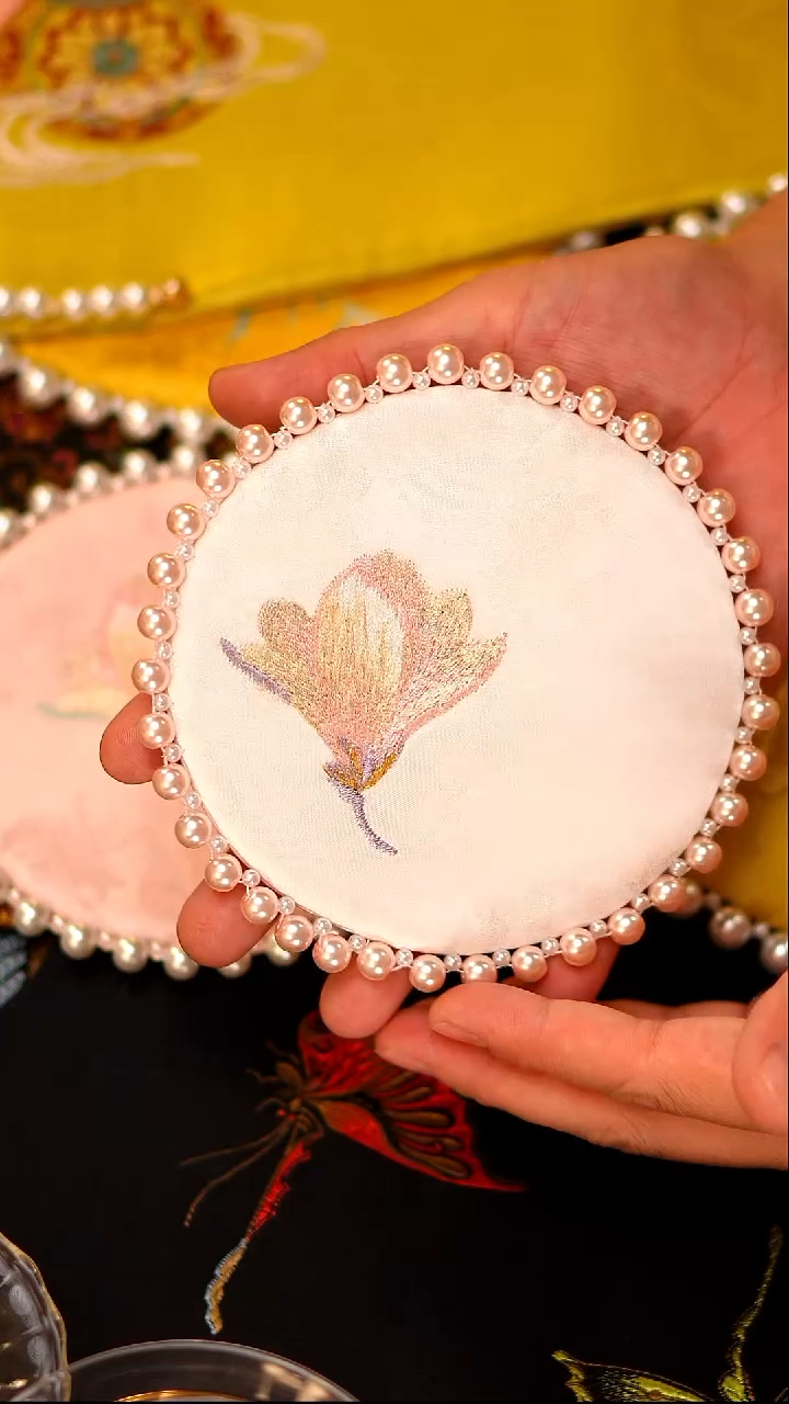 067杯垫杯垫杯垫13cm米色