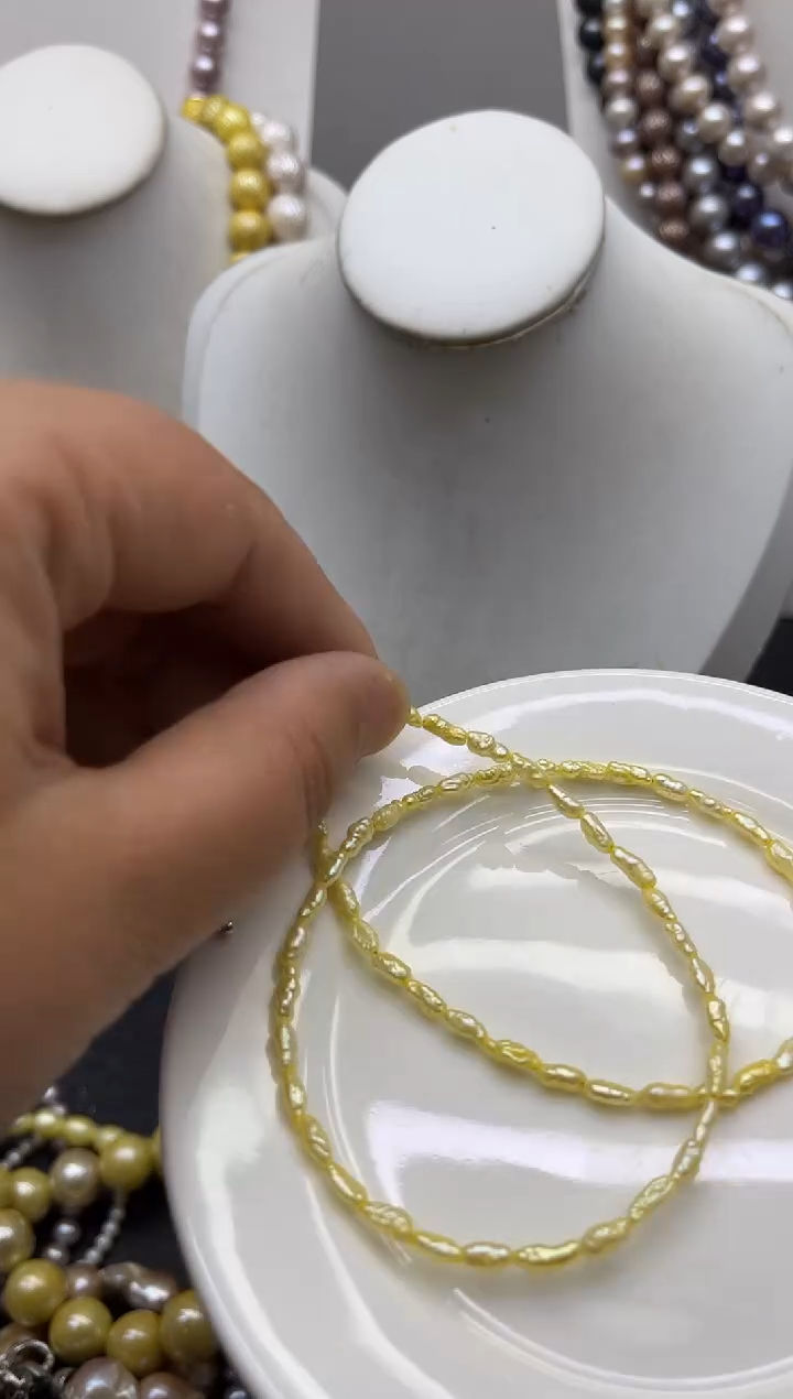 淡水珍珠钛钢颈饰1