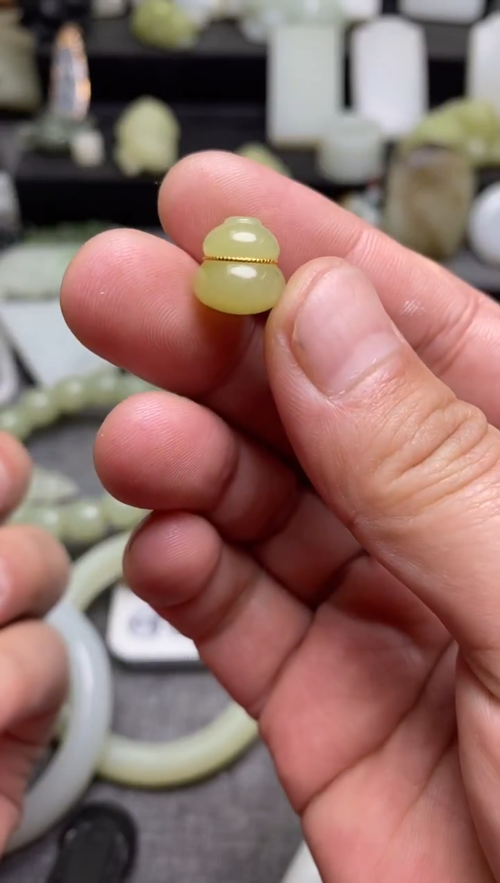 颈饰未镶嵌和田玉小*2葫芦