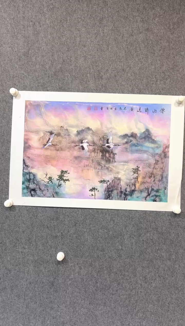 国画王忠权-3平尺-国画