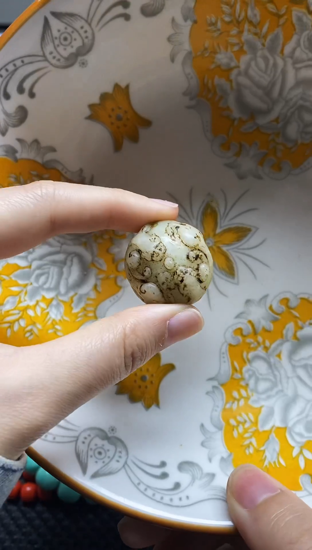 瓷片瓷片 瓷器 摆件1个