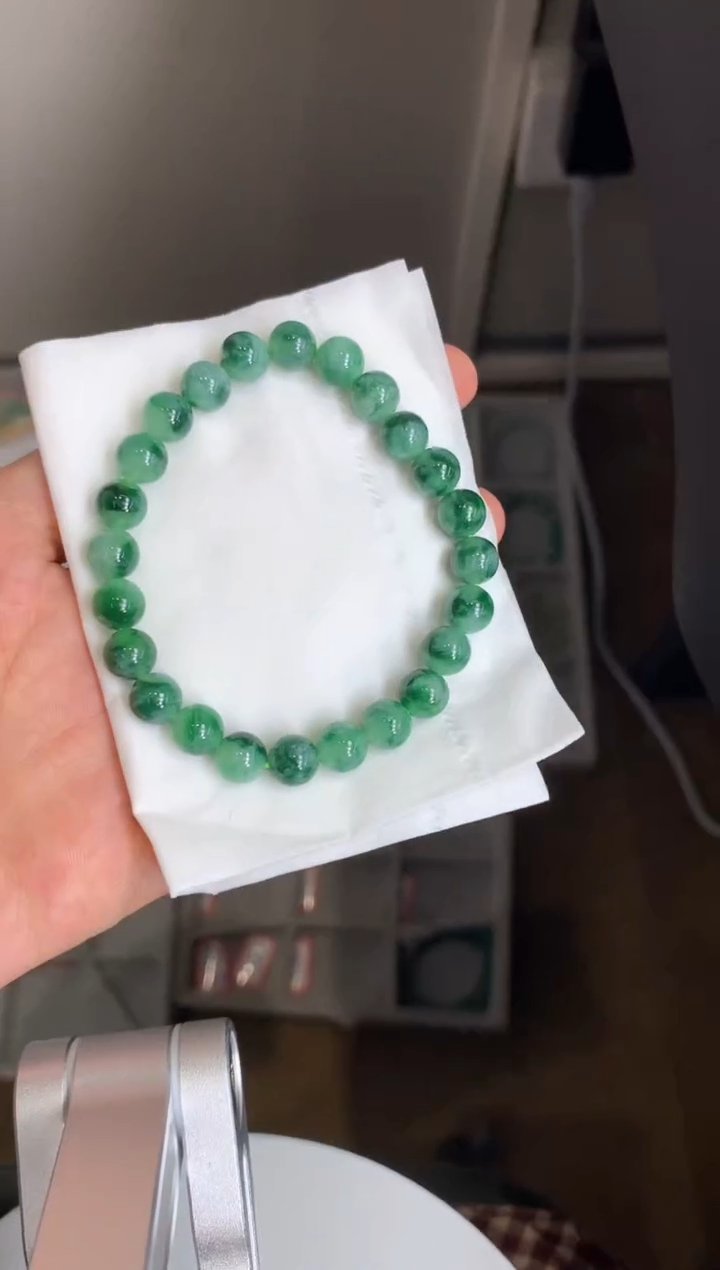 未镶嵌手串翡翠翡翠