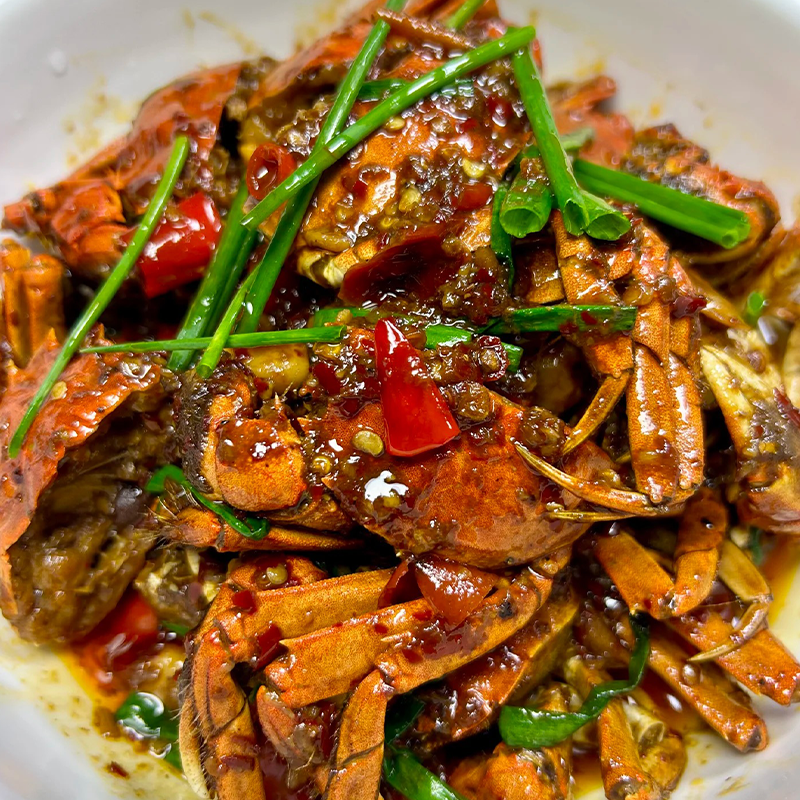 【精品蟹20只】0.8-1两鲜活螃蟹青蟹 买15只送5只顺丰发货