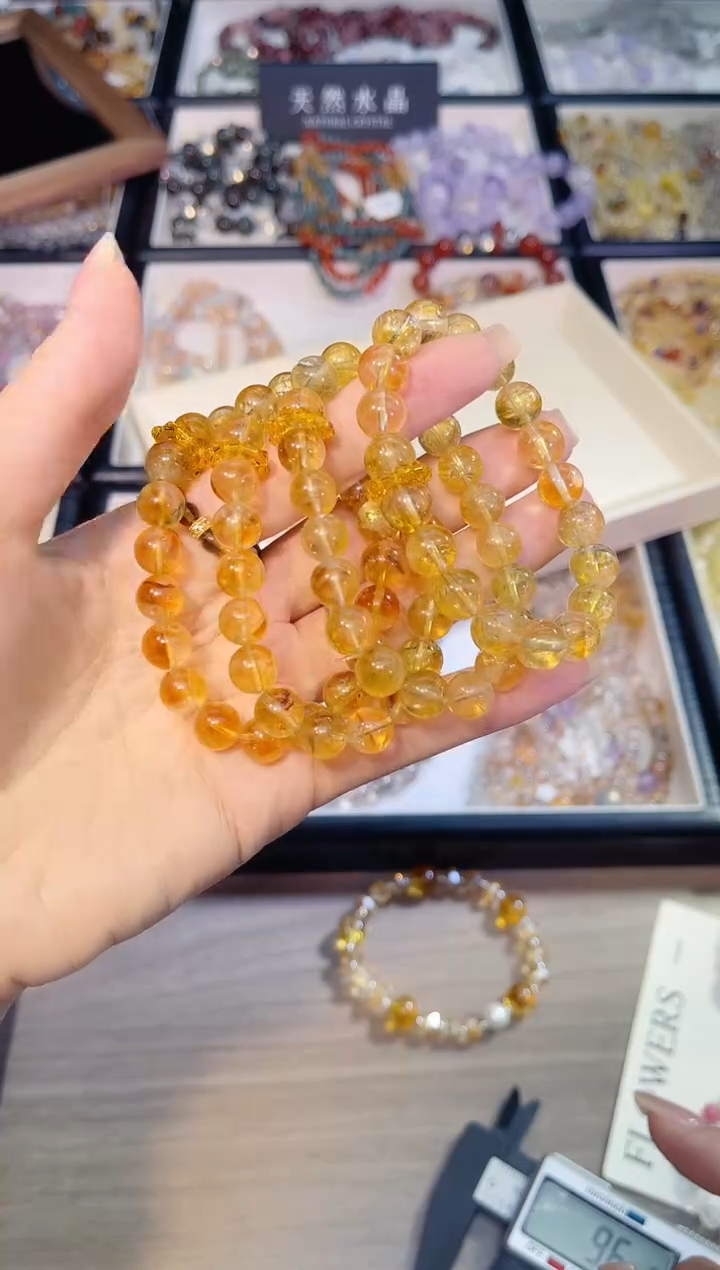 未镶嵌手串水晶菱捕金网