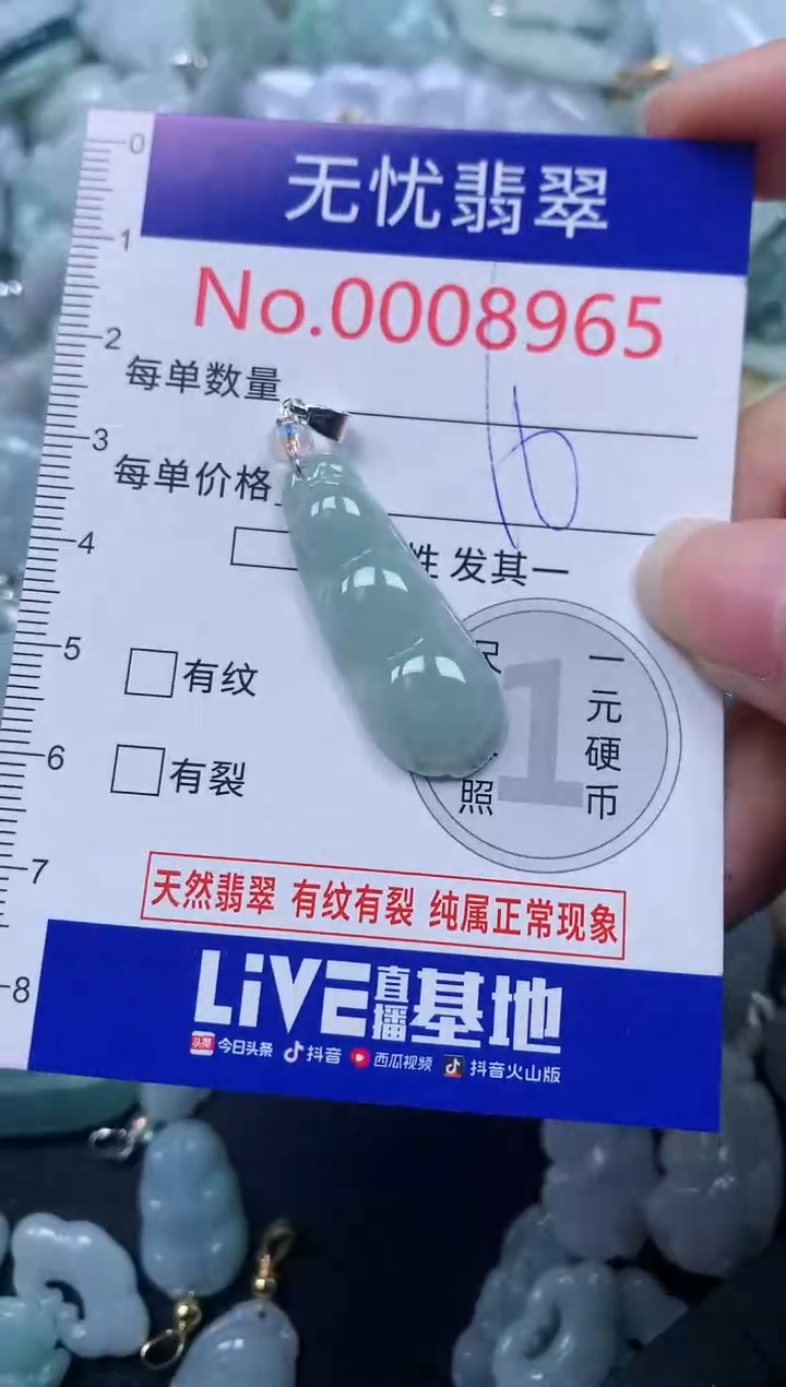 颈饰未镶嵌翡翠8965