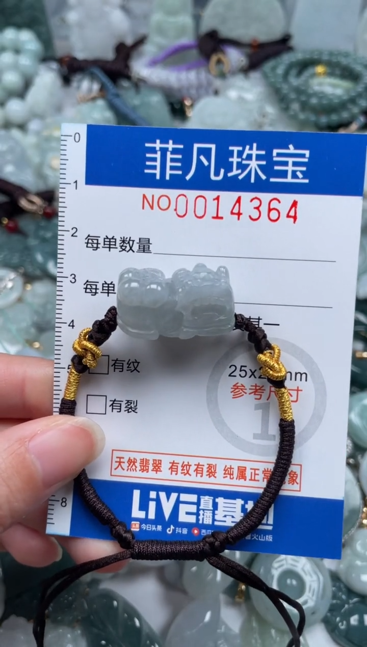 颈饰未镶嵌翡翠14364