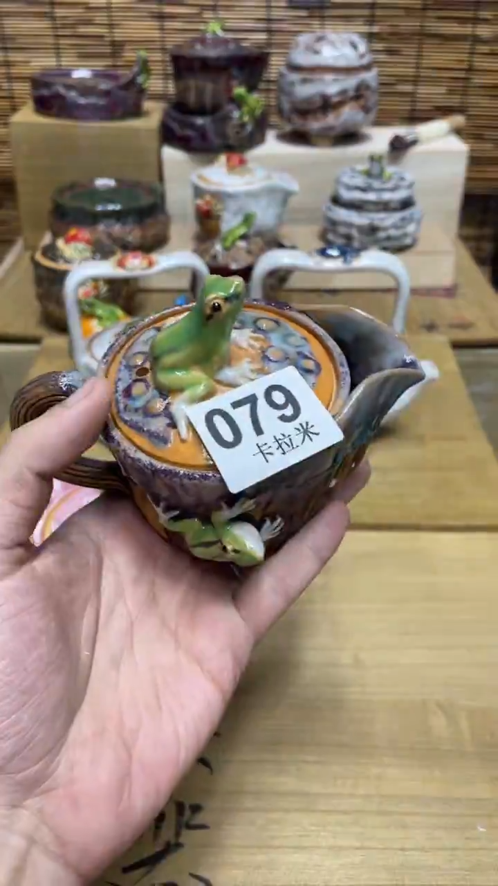 纯****C079精美粗陶手工柴烧