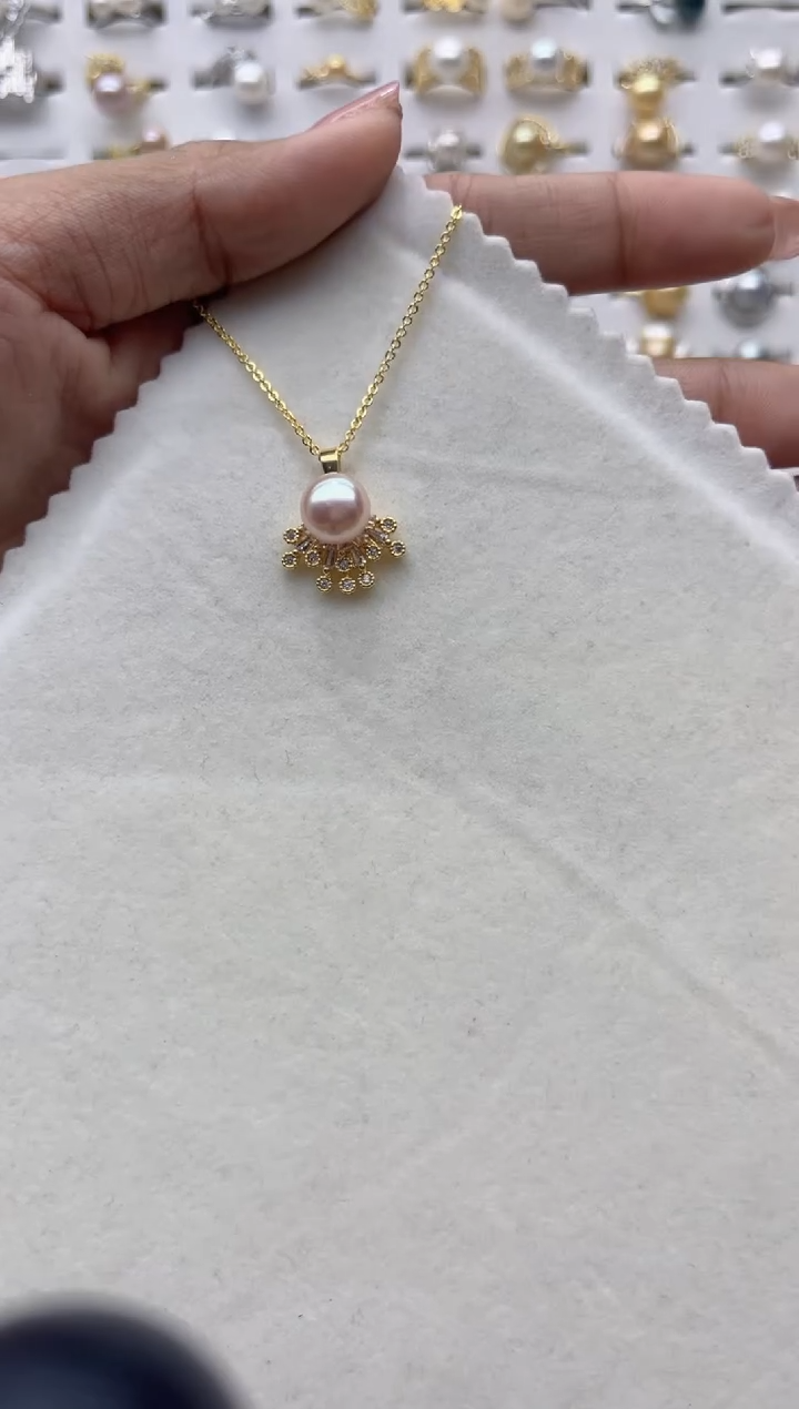 【闪购商品】淡水珍珠戒指合金97