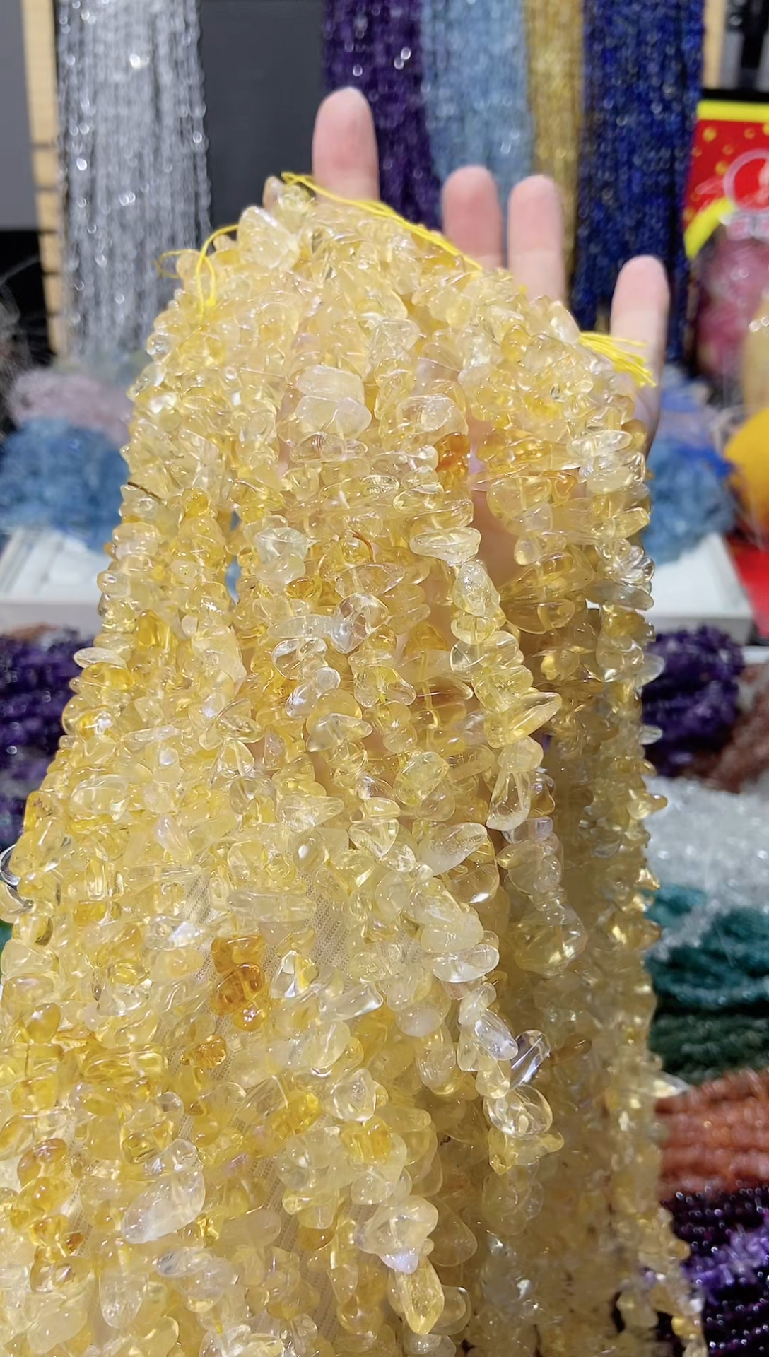 未镶嵌珠宝半成品水晶aaa黄水晶