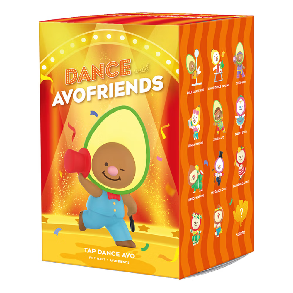 POP MART 泡泡玛特 Avofriends舞蹈系列盲盒一套公仔创意礼物
