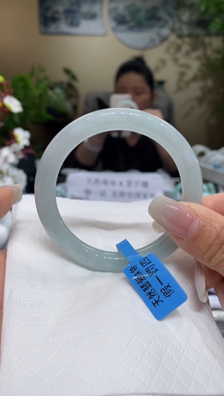 翡翠未镶嵌手镯翡翠54-55