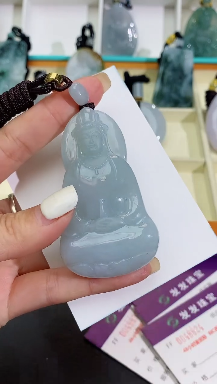 颈饰未镶嵌翡翠缅甸天然翡翠