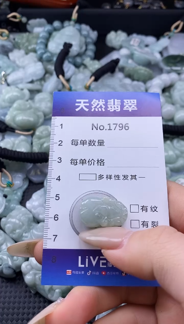 【闪购商品】翡翠颈饰未镶嵌缅甸A货翡翠1796