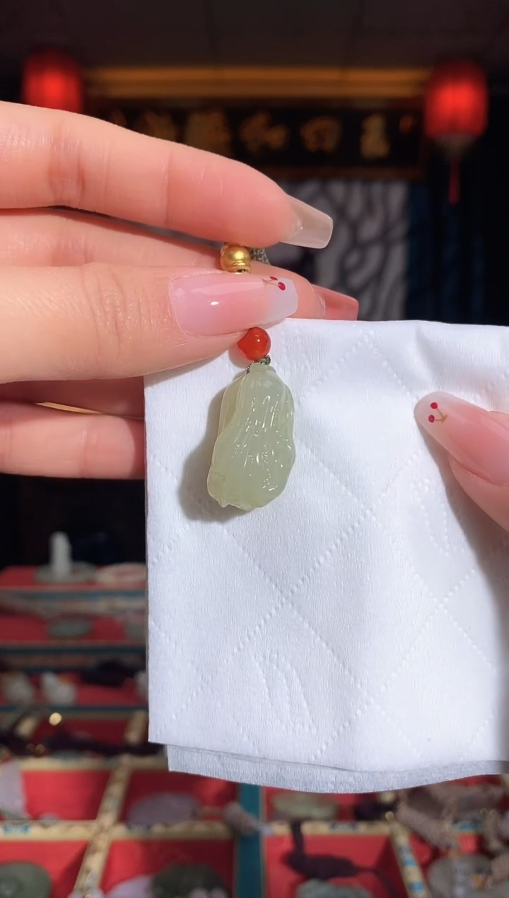 【闪购商品】和田玉颈饰未镶嵌白菜