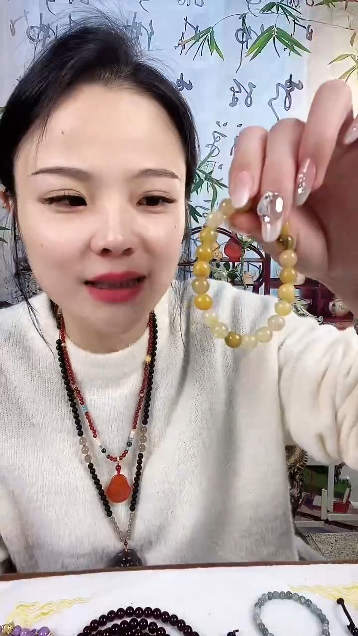 【闪购商品】白玉菩提吊坠鸡油黄瑙瑙单圈