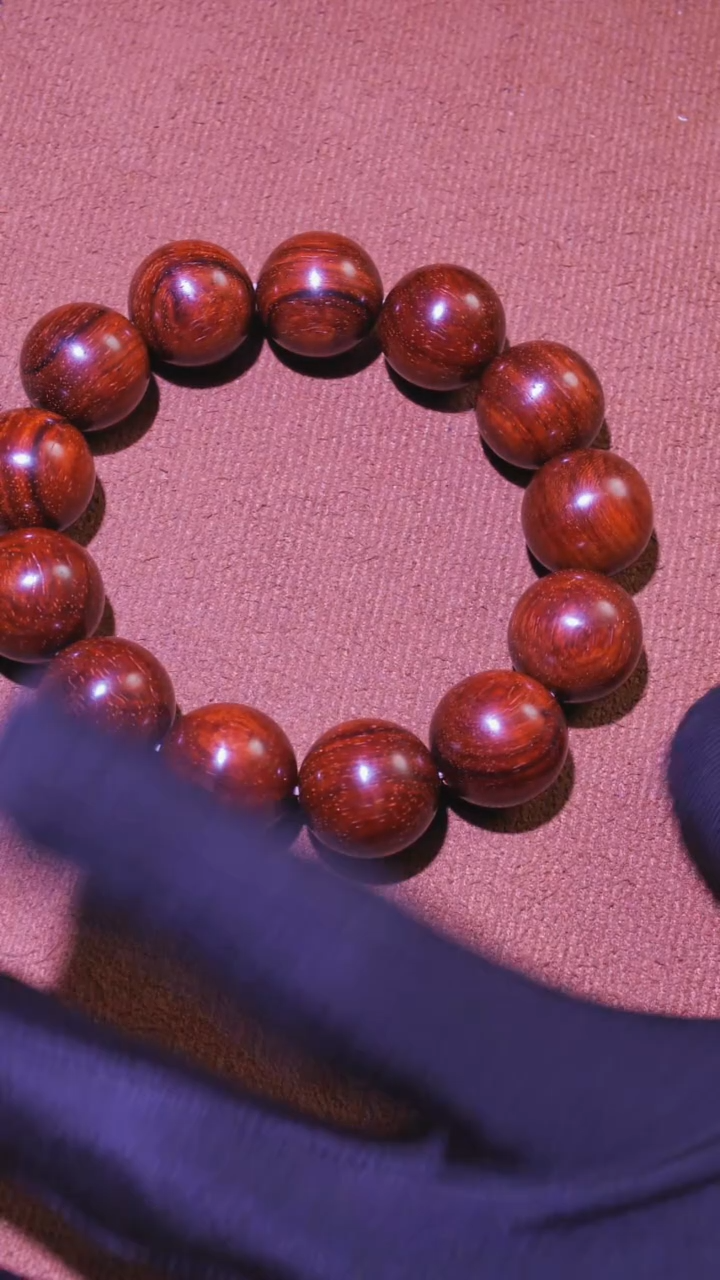 小叶紫檀手串/手链印度小叶紫檀1.8手串