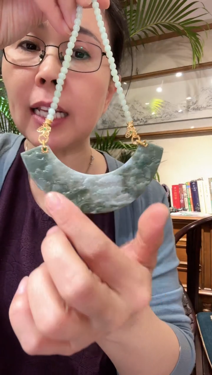 【闪购商品】翡翠颈饰未镶嵌国风