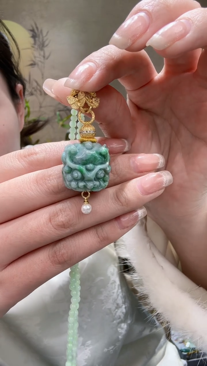 【闪购商品】翡翠颈饰未镶嵌吊坠