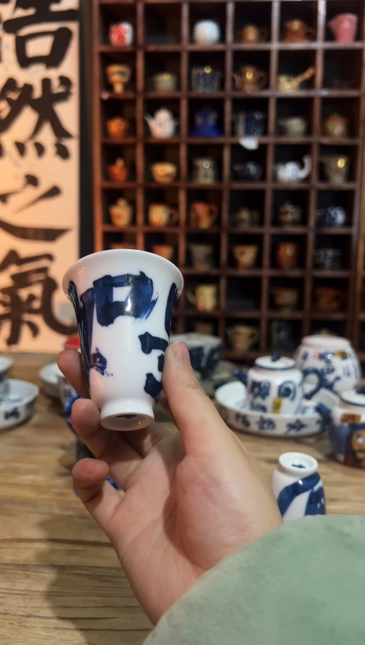 【闪购商品】观云听雨原创手绘茶具