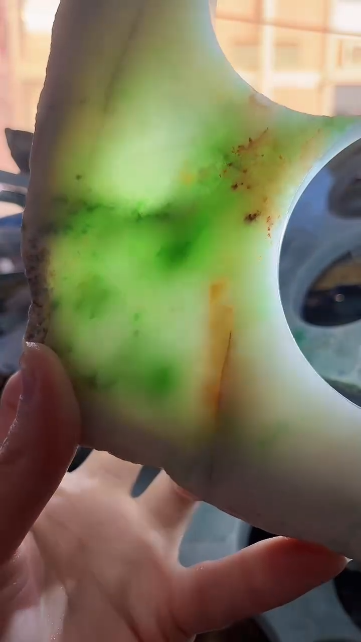 裸石翡翠悲**星缅甸翡翠A货1327