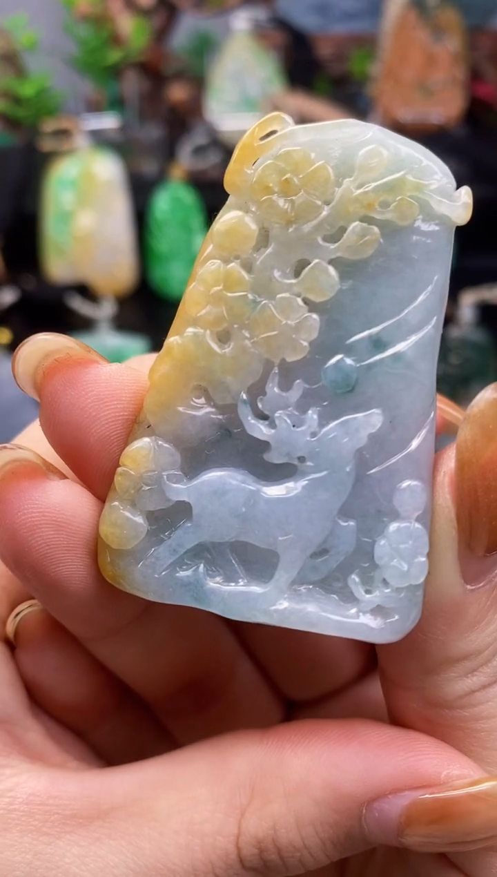 【闪购商品】翡翠颈饰未镶嵌翡翠A货一物一证