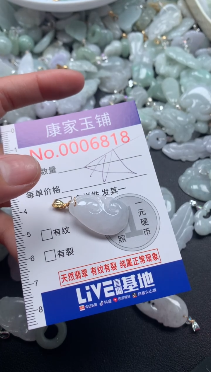 颈饰未镶嵌翡翠6818