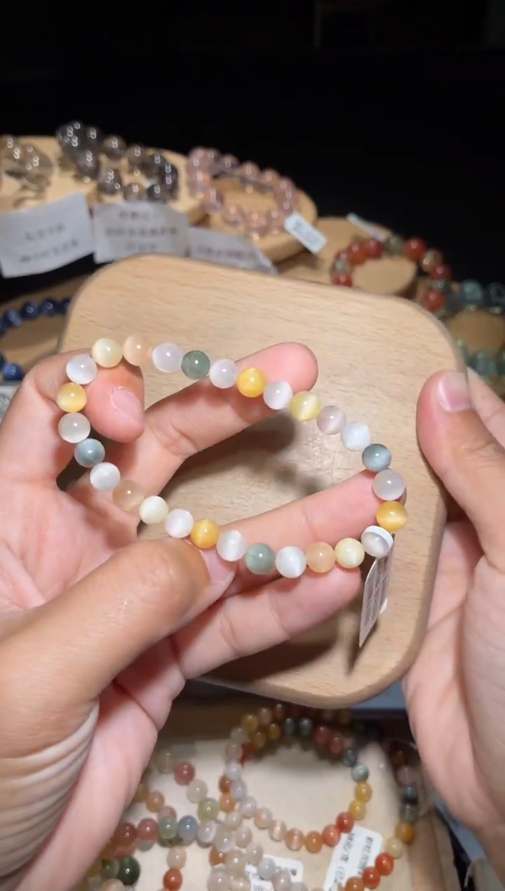 未镶嵌手链水晶20号多样性发一Y6+