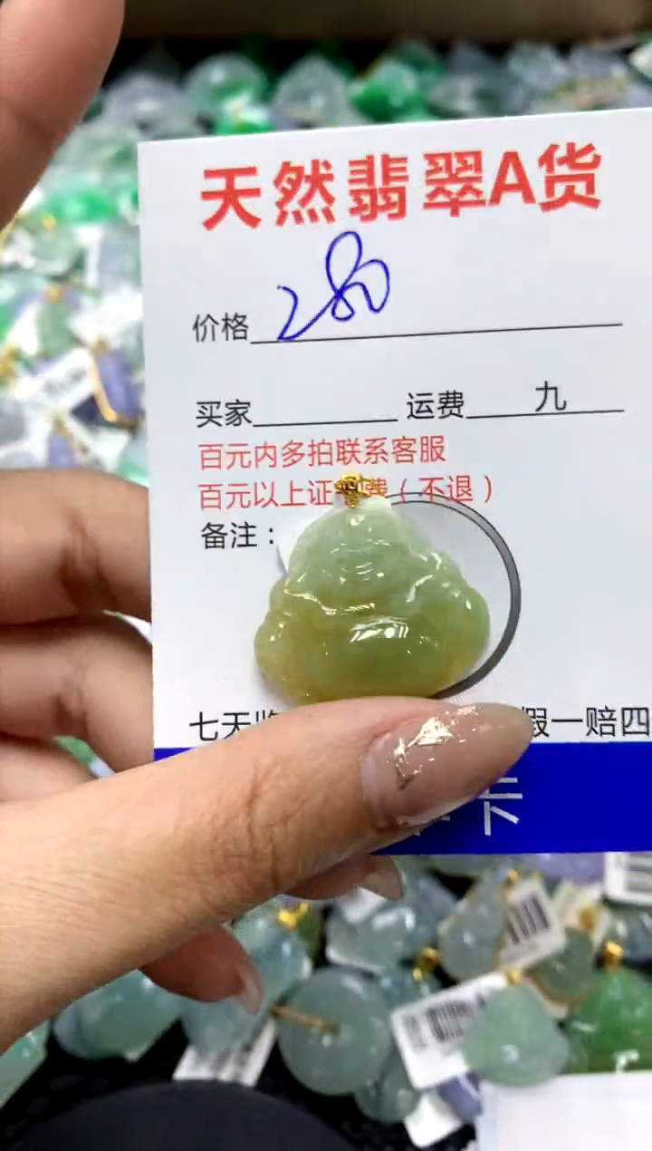 【闪购商品】翡翠颈饰18K金镶嵌v111111111111111111