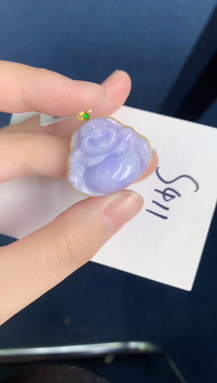 【闪购商品】翡翠颈饰18K金镶嵌000000000