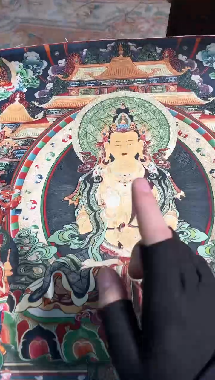卷轴画天天的唐卡tk160