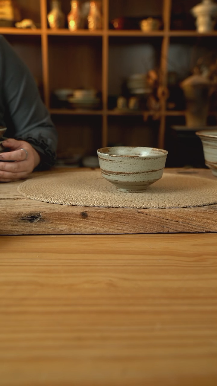 岁月风情系列的直筒米饭碗1个
