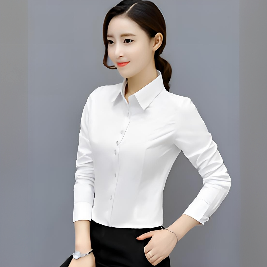 P601-P800职业女衬衫短袖