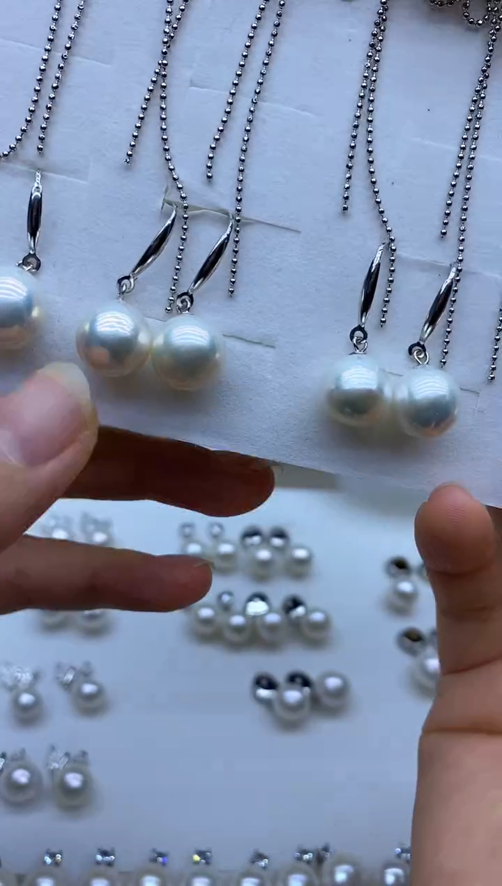 未镶嵌耳饰淡水珍珠耳钩多样性发其一