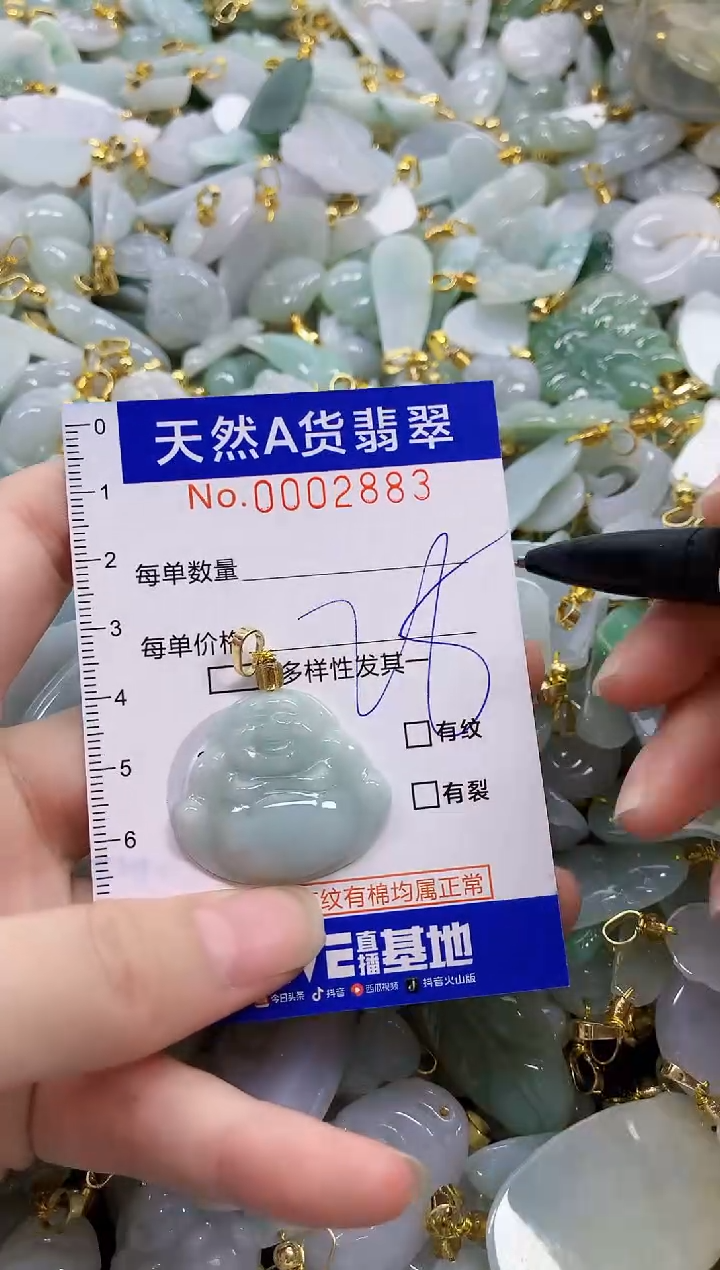 颈饰未镶嵌翡翠天然A货翡翠