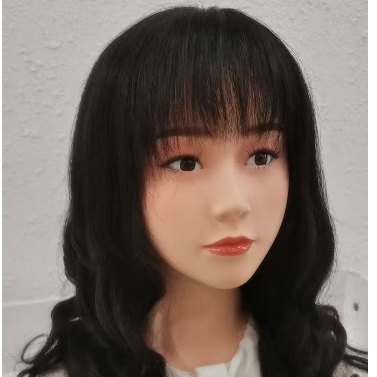 高端假发全真发一对一私人订制50cm长发