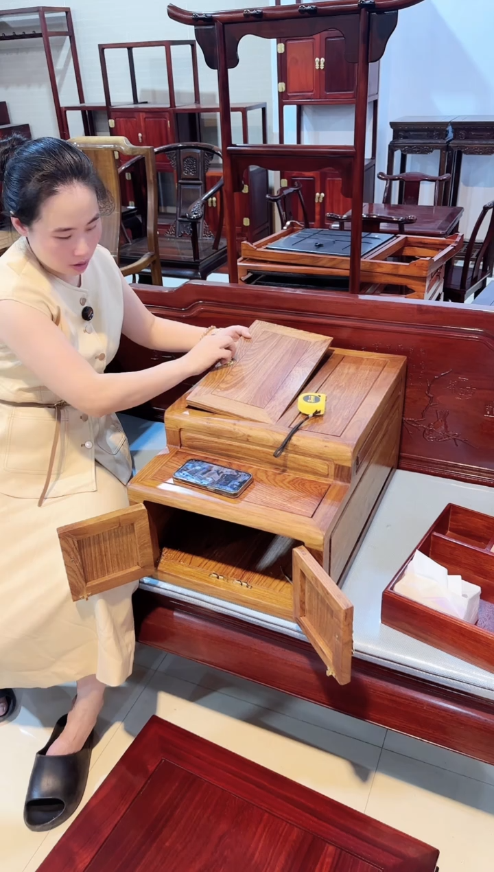 花梨木类家具国标红木刺猬紫檀飘窗柜炕桌