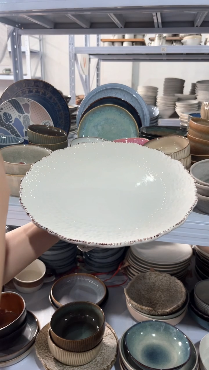 瓷片外贸尾货瑕疵满20包邮X G6D大盘