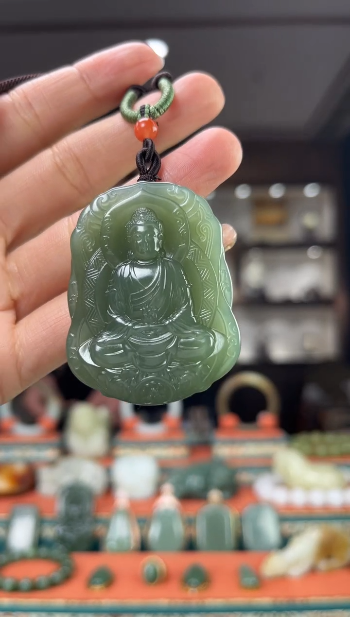 【闪购商品】和田玉颈饰未镶嵌佩佩羊 猴