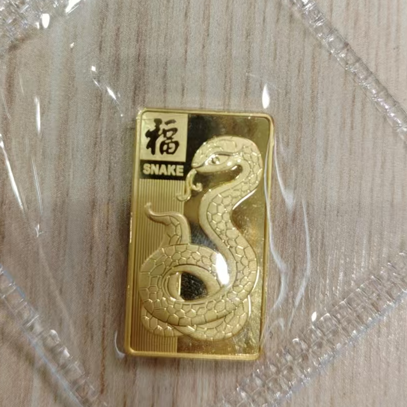 CAIBAI JEWELRY/菜百首饰 蛇年投资金条30克