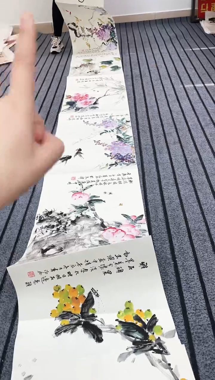 精品国画花鸟作品册页